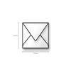 Clairefontaine 5193C Pack of 20 Envelopes Pollen 16.5 x 16.5
