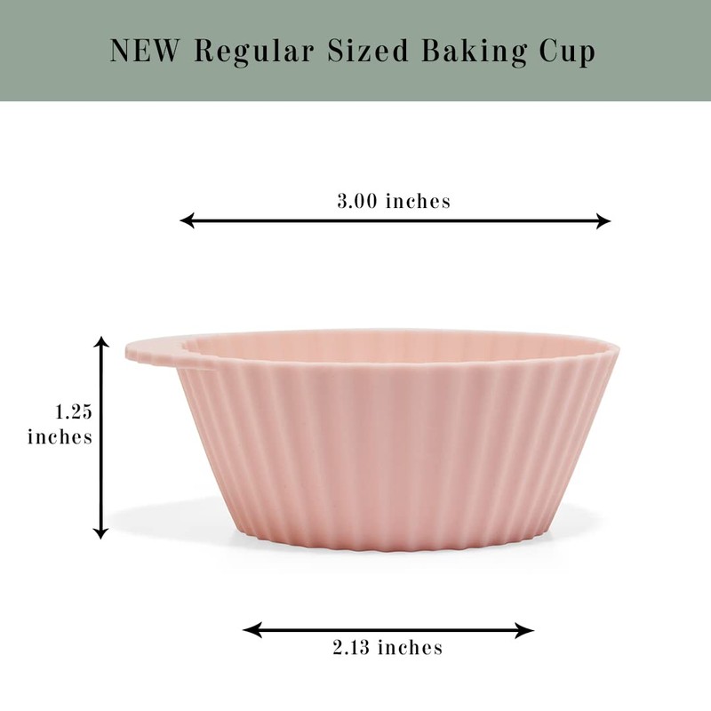 The Silicone Kitchen Reusable Silicone Baking Cup Silicone Muffin Liners