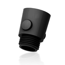 Shower Shut Off Valve RV Shower Head Flow Restrictor G1/2 Quick Shut Off Valve Water Flow Regulator for Bidet Sprayer (Black)