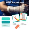 SEVEN MINE Splint Roll: Férula Moldeable (Naranja -91x15cm/91x11cm) (11CM)