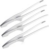 CMD BBQ Tongs, Stainless Steel, Set of 3, BBQ Chopsticks,