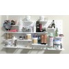 HGYZE Plastic Pegboard Wall Organizer, White, 22 x 22 x