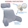 BYTIDE Super Soft Assembly Needed DIY Backrest Reading Bed Rest