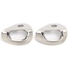 2Pcs Climbing Hangers Stainless Steel Durable Sturdy Smooth Convenient Rock