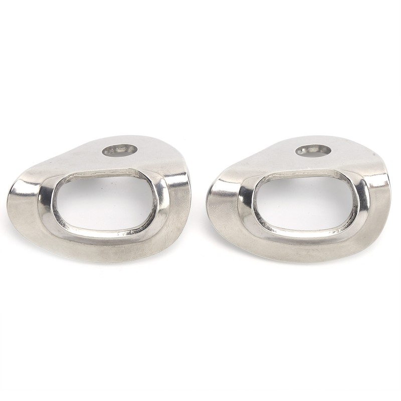 2Pcs Climbing Hangers Stainless Steel Durable Sturdy Smooth Convenient Rock