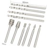 TOP-VIGOR Rotary Multi Tool Cutting Guide Router Attachment Kit, HSS