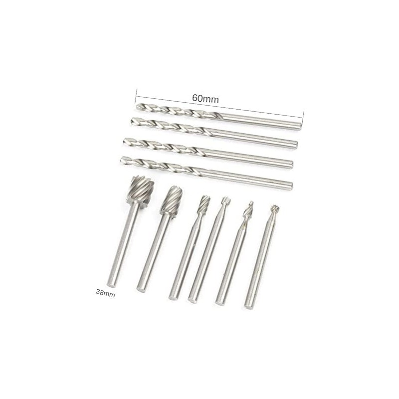 TOP-VIGOR Rotary Multi Tool Cutting Guide Router Attachment Kit, HSS