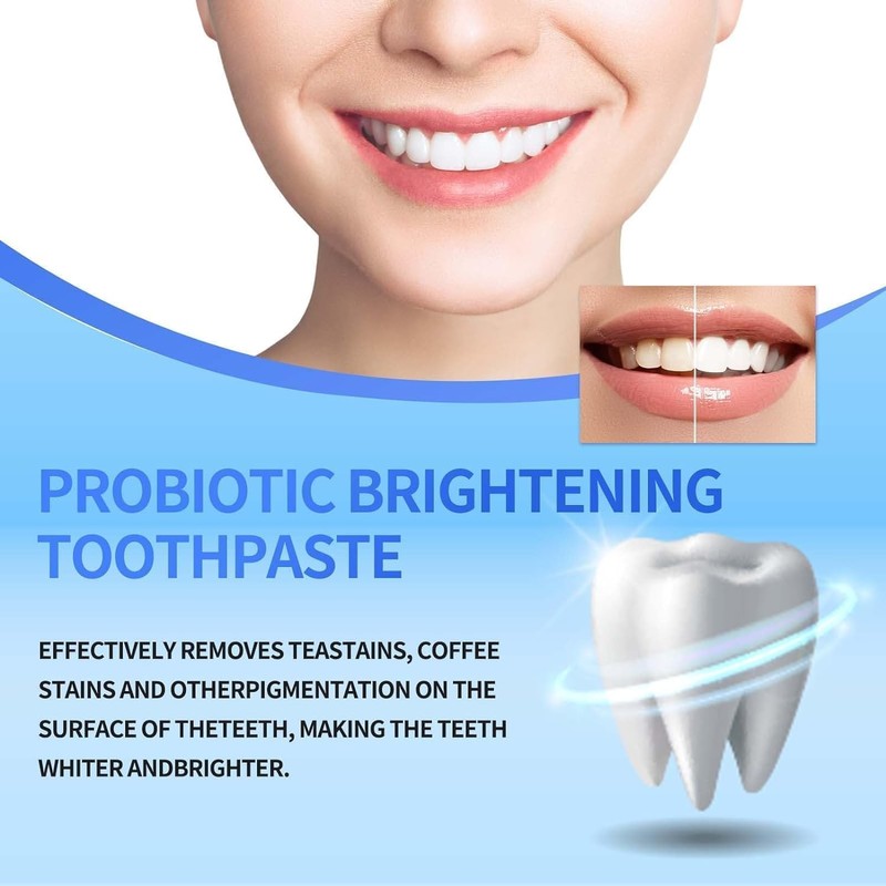 SP-8 Ultra Whitening Toothpaste,Toothpaste Sp-8 Brightening,Probiotics Bright White Toothpaste,Deep Cleaning