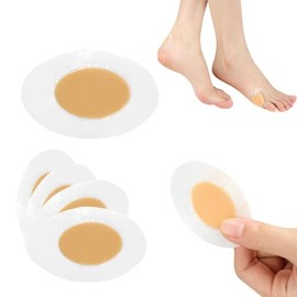 100 Parches Ovalados Protectores Para Ampollas | Resistentes al Agua y de Alta Adherencia | Protección y Alivio en Talón, Pies, Dedos y Manos | Flexible y Discreto, Uso Diario o Deportivo