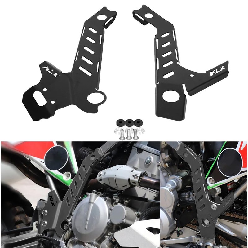 Compatible with KLX300R 2021-2024 KLX 300R Frame Guard Black Dirtbike
