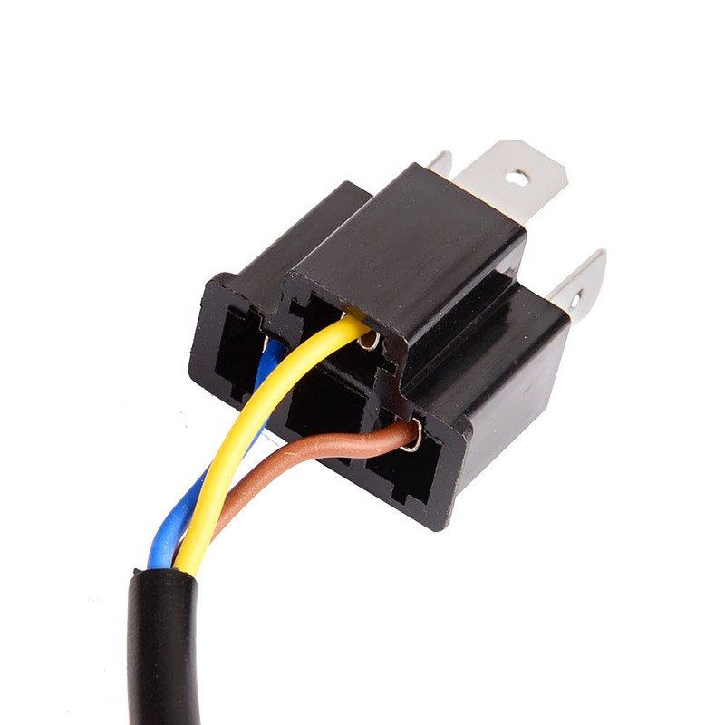 H4 Ceramic Socket for 9-16V, HID/LED Compatible, High Beam Indicator,