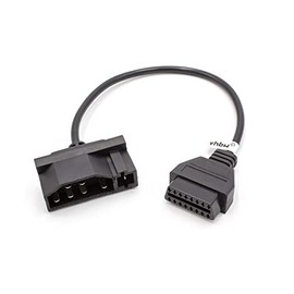 vhbw OBD2 Adapterkabel On-Board-Diagnose Stecker 7Pin-OBD1 auf 16Pin-OBD2 kompatibel mit Ford Fahrzeug, Diagnosegeräte 30cm