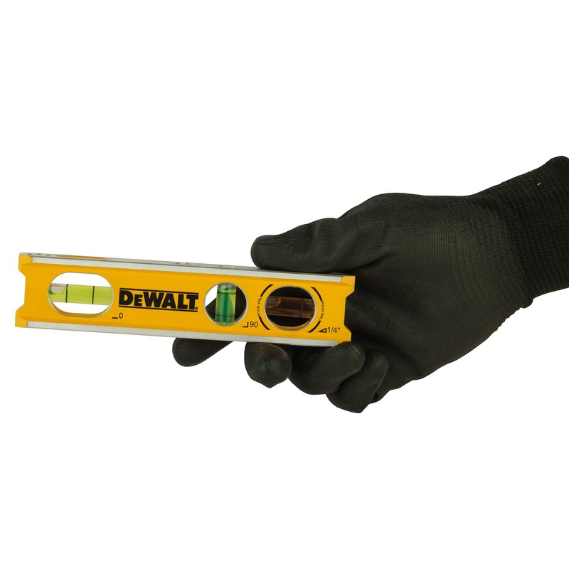 DEWALT Torpedo Spirit Level 165 mm Black Metal