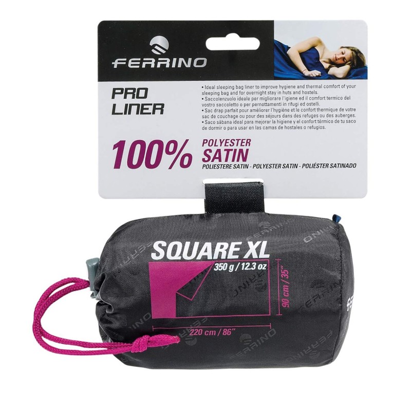 Ferrino Pro Liner SQ Schlafsack, Blau, Größe XL