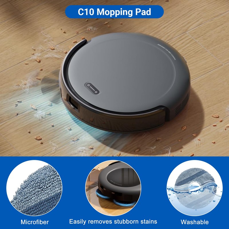 32-Piece Accessories Kit for Eufy Robot Vacuum C10 – Includes: