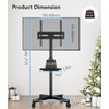 AX WABER Mobile TV Stand for 23-60 Inch LCD LED