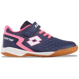Lotto Unisex Children's Dasher K Trainers, Navy Fr Pink, 35 EU