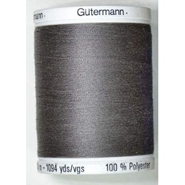 Gütermann 1000 m Sewing All Thread 100% Polyester Colour 701 Dark Grey