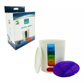 SuperConfort Pastillero Apilable Organizador Semanal 7 Días De La Semana