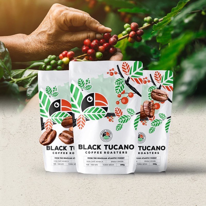 Black Tucano Specialty Coffee - Brazilian Ground Medium Roast Coffee
