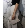 SH Leder Real Leather Shoulder Bag, Clutch Bag, Small Evening