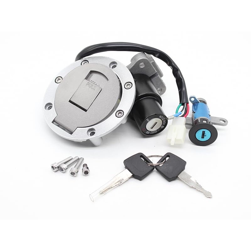 PROCNC Ignition Switch Gas Cap Seat Lock Keys Set for