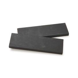 WOODRIVER Black & Red Micarta Knife Scale Material, 2-Pieces, 8mm x 1-1/2" x 5"