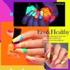 Born Pretty Neon Nail Polish Fluorescent Bright Nail Lacquer 6PCS