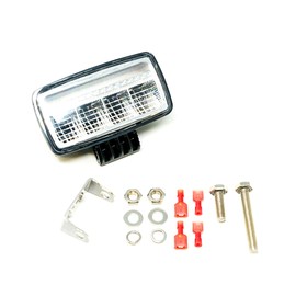 TrekTec 4FP LED Pod Lights Bar, Off Road Lights for Trucks, Cars, SUVs, & UTVs, Stainless Steel Position Ditch Lights, 5500k ATV Lights for 12V-24V DC Systems, 4 LED Lights Per Pod, 1 Count - Alpena