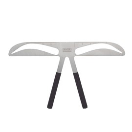 Reusable Eyebrow Stencils Set, 5 Styles Foldable Stainless Steel Eyebrow Shape Stencils Makeup Tools