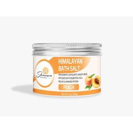 Skincare Sunday Himalayan Bath Salts Infused with Minerals and Essential Oils - Invigorate | Exfoliate | Moisturize | Detoxify | Cleanse - Relaxing & unwinding Potion (Peach)