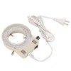 Microscope Illuminator Ring LED Light Source Adjustable Accessory 100‑240V