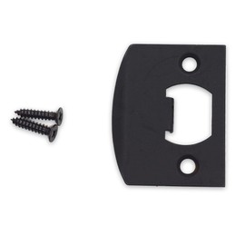 Emtek 86084US10B Emtek 86084 2-1/4" Inch by 1-5/8 Inch Solid Brass Full Lip Strike with Screw Set