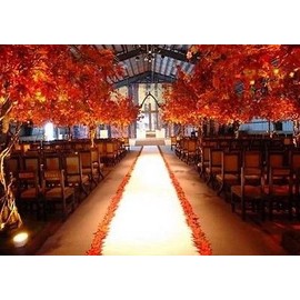 Tablecloth Market Aisle Runner White 50 Ft Long Satin Bridal Wedding 100% Polyester Satin 60 inch Wide Fabric White