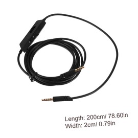 LABRIMP Inline Mute Control Cable for Gaming Headset Durable Audio Cable Compatible with Gaming Headsets Gamers