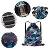 O²fine Drawstring Backpack Sports Gym Swim String Bag for Women