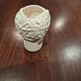 Magic Creations NOS (Original Box) DIY Ceramic Dancing Angel Potpourri Pot Ready To Be Finished