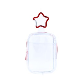 KIYOHARA Oshi-nui Nui Pouch S W3.6 x H4.9 x D2.2 inches (92 x 125 x 55 mm) R Red NUIT-05
