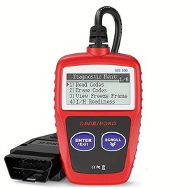 Generic Auto Car Diagnostic Tool Fault Code Reader I/M Readiness Accurate Engine Diagnostic Scanner OBD2 EOBD Scanner Read and Erase Fault Code View Freeze Data CAN Diagnostic Tool, MS309