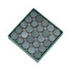 PolyMath 50pcs Billiard Pool Cue Tips, 9/10/11/12/13mm Pool Stick Tips