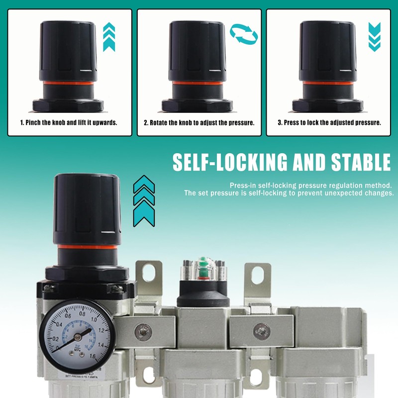 1/2" Npt Industrial Grade 3 Stage Air Drying System