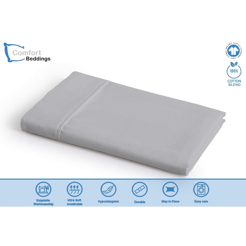 Comfort Beddings Heavy Quality Top Bed Sheets 100% Cotton Blend
