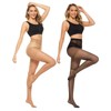MANZI 6 Pairs 20D Women's Sheer Tights Ultra Thin High