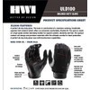 HWI Gear ULD100 Unlined Duty Glove, Touchscreen Capable, Protection, Driving,