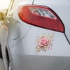 Pink Rose Diamond car Stickers