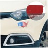 Alipis American Flag Map Car Sticker for Pickup Trucks Durable