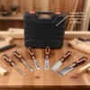 HODYANN 10 Pieces Premium Wood Chisel Tool Sets, 10in Woodworking