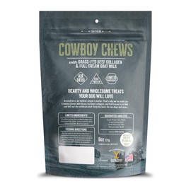 Yellowstone Limited Ingredient Dog Treats Beef Collagen Chews - Healthy Dog Treats Made in USA - Air Dried Beef Collagen Dog Jerky Treats - Crunchy & Chewy Dog Treats - 8 oz, 4 Medium Beef Chews