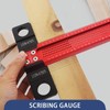 Woodworking Scriber T Square Ruler Metric Aluminum Alloy for Carpenter