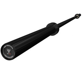 GCA Pro PowerForge Olympic Barbell for Strength Weightlifting Training 2 inch Plates Bar Squats Deadlift Bench Press Abs (Black, 1000 lb)